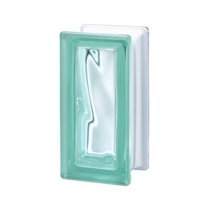 Pustaki szklane R09 Verde O 1909/8 Luksfery zielone połówki