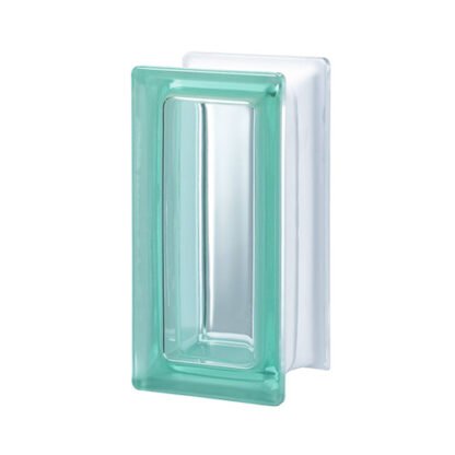 Pustaki szklane R09 Verde T 1909/8 Luksfery zielone połówki