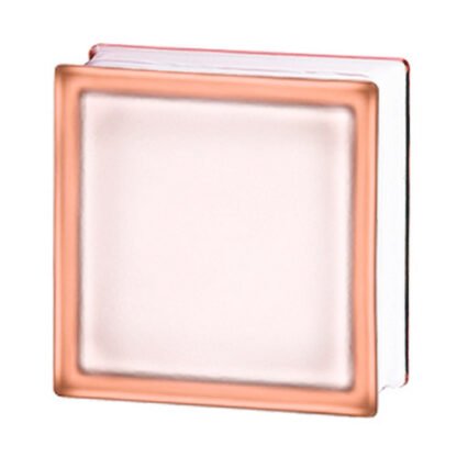 Pustaki szklane 198 Pink Frosted Sat1 E60 EI15 luksfery 19x19x8