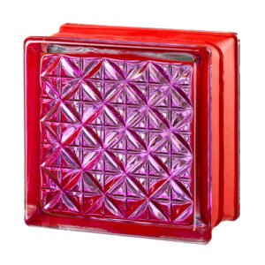 Pustaki szklane MyMiniGlass Romantic Ruby luksfery 14,6x14,6x8